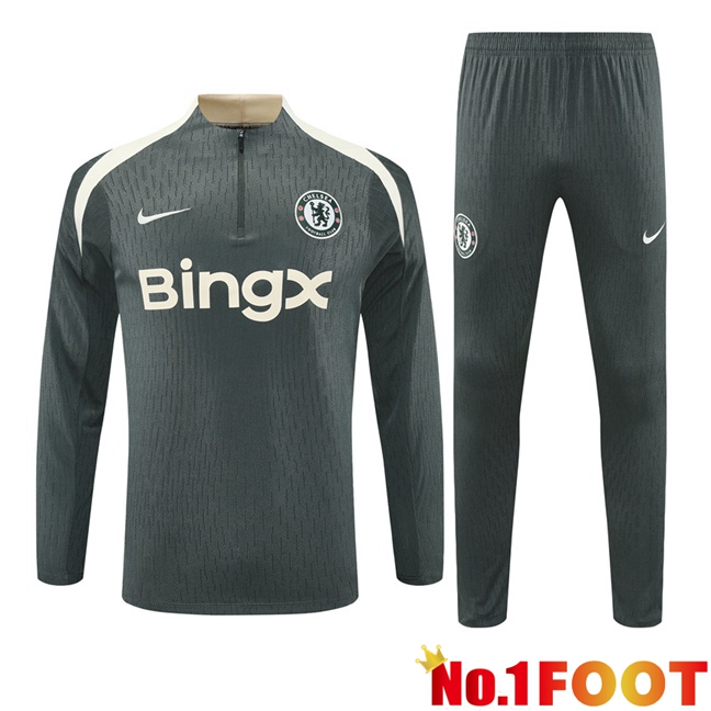 FC Chelsea kit Training Tracksuit Green 2025/2026