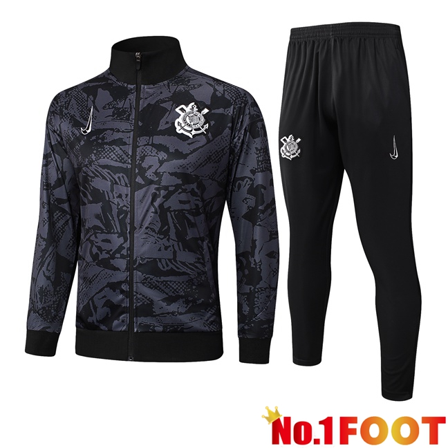 Corinthians kit Training Tracksuit - Training Jacket Black 2025/2026