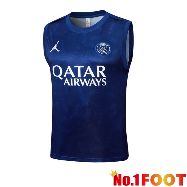 Jordan Paris PSG Gilet Soccer Blue Royal 2025/2026