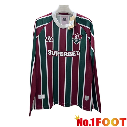 Fluminense Long sleeve Home Soccer Jersey 2025/2026