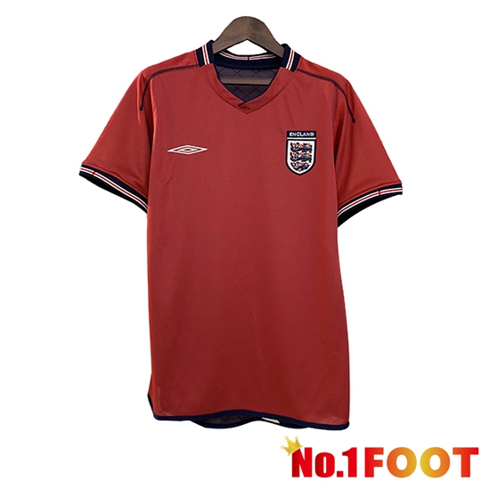 England Retro Away Soccer Jersey 2002