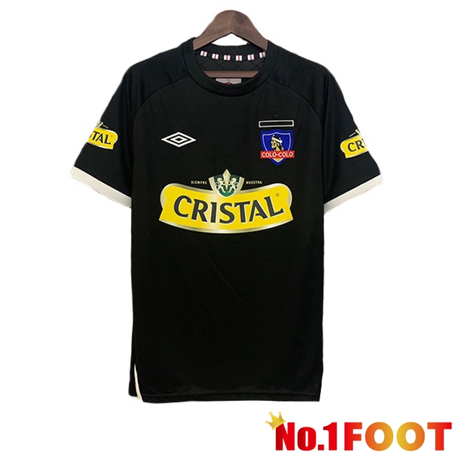 Colo-Colo Retro Away Soccer Jersey Black 2001