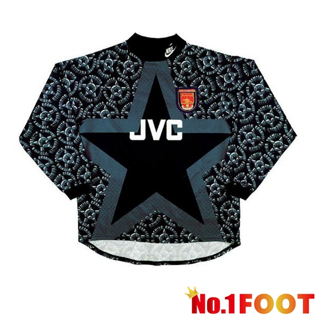 Arsenal Retro Goalkeeper Soccer Jersey Long sleeve Grey 1994-1995