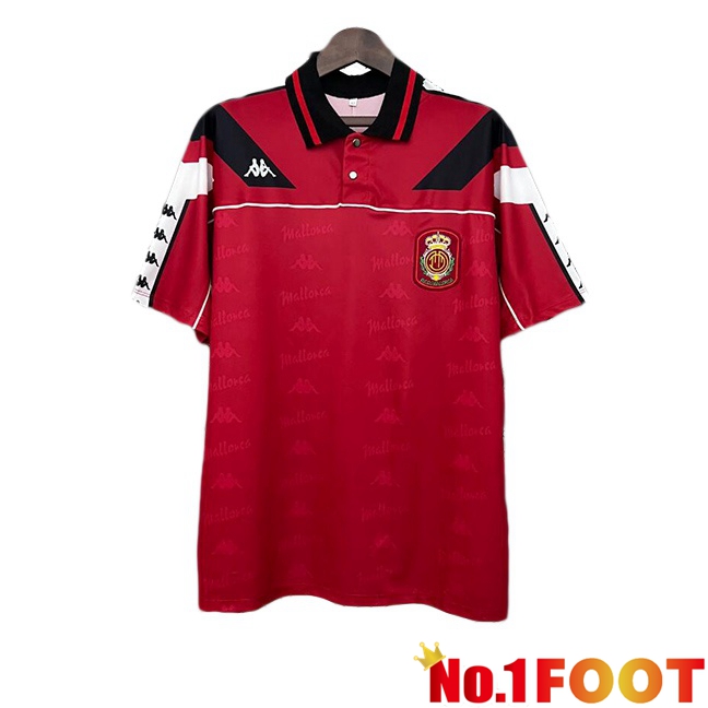 RCD Mallorca Retro Home Soccer Jersey Red 1994-1995