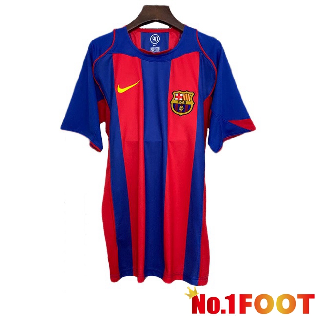 FC Barcelona Retro Home Soccer Jersey Blue Red 2004-2005