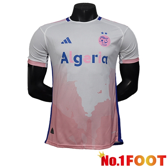 Soccer Jersey Algeria Special Edition White/Pink 2025/2026