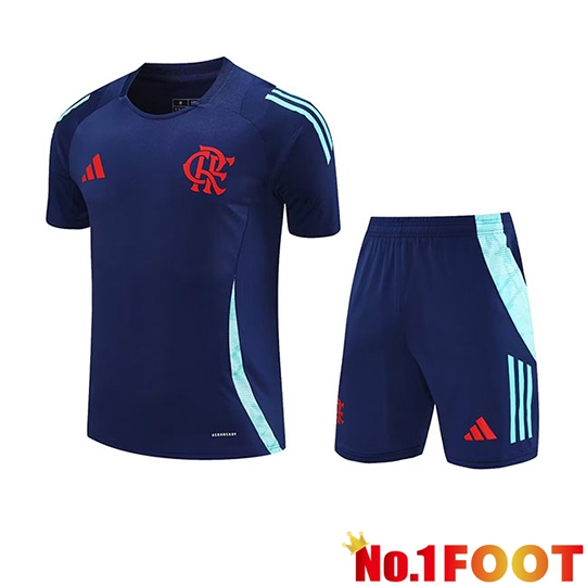 kit Training T Shirt Flamengo Kids Blue Royal 2025/2026