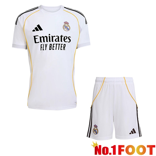 Soccer Jersey Real Madrid Kids Home 2025/2026