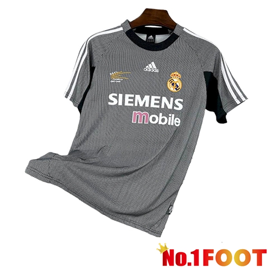 Soccer Jersey Real Madrid Retro Goalkeeper Grey 2002/2003