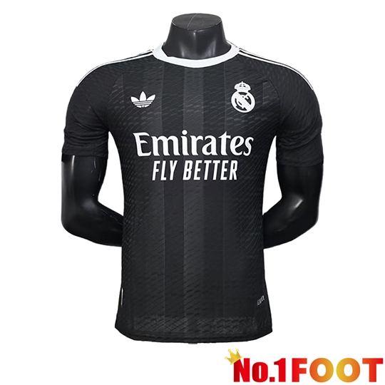 Soccer Jersey Real Madrid Goalkeeper Black 2025/2026