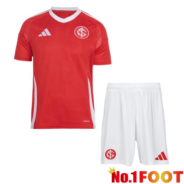 Soccer Jersey SC Internacional Kids Home Red 2025/2026