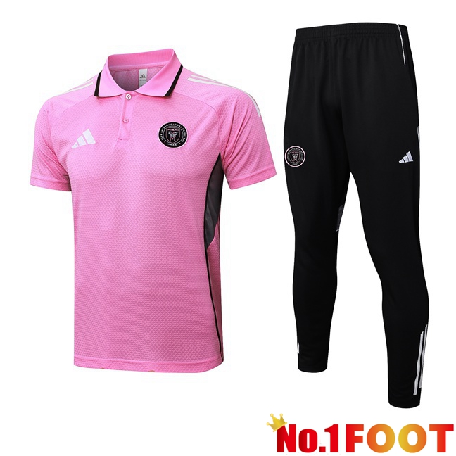 Soccer Polo Inter Miami CF + Training Pants Pink 2025/2026