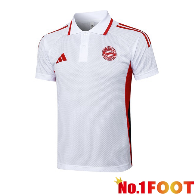 Soccer Polo Bayern Munich White 2025/2026