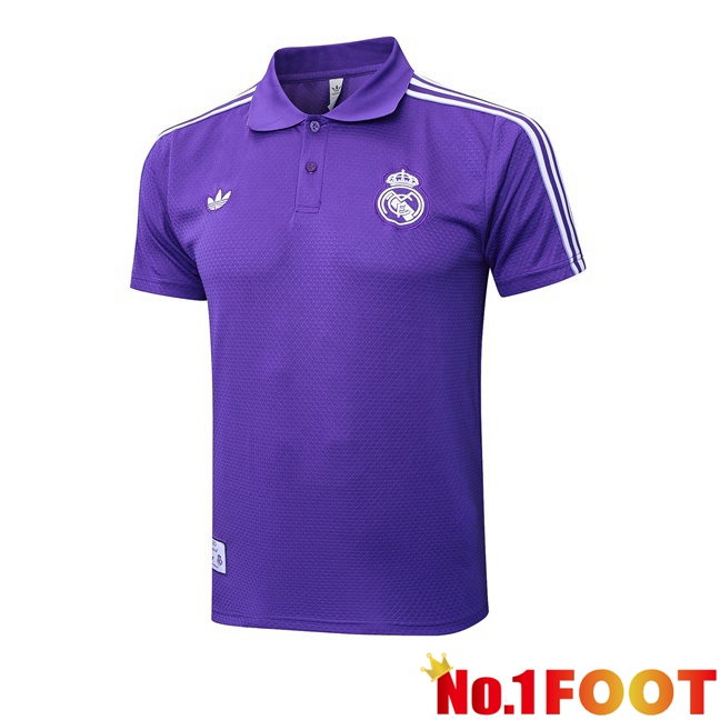 Soccer Polo Real Madrid Purple 2025/2026