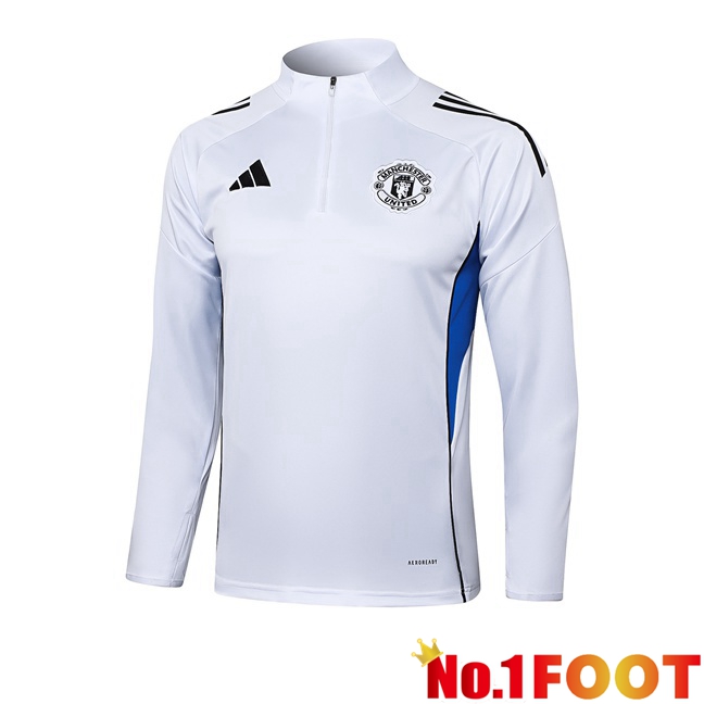 Training Sweatshirt Manchester United White 2025/2026