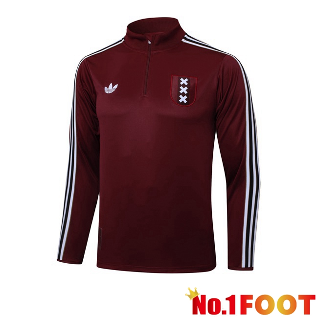 Training Sweatshirt AFC Ajax Red 2025/2026