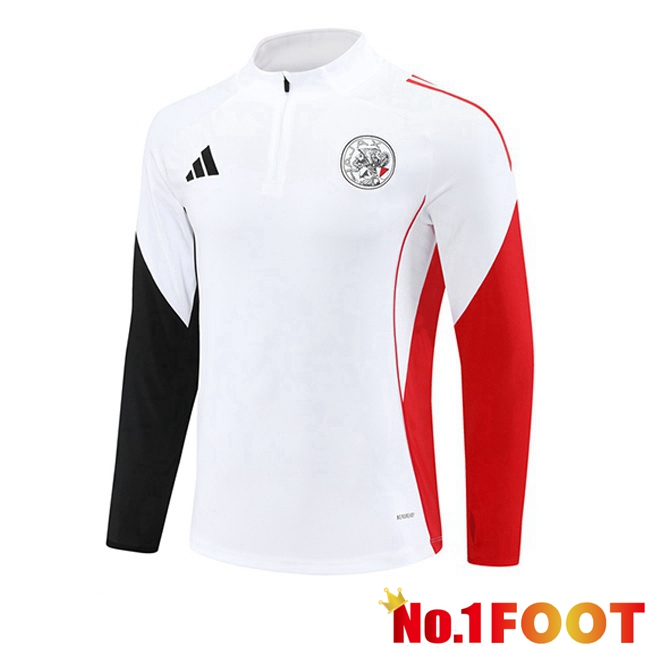 Training Sweatshirt AFC Ajax White 2025/2026