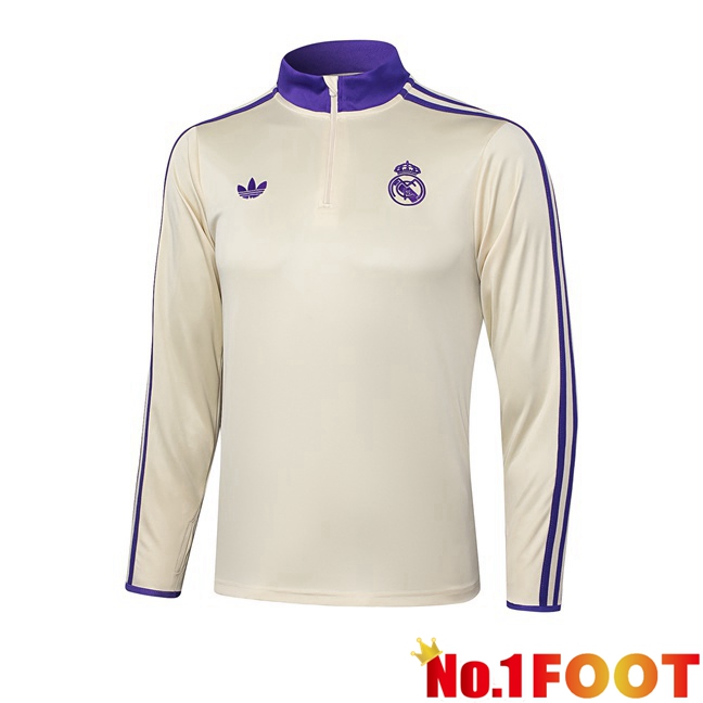 Training Sweatshirt Real Madrid Yellow 2025/2026