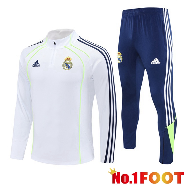 kit Training Tracksuit Real Madrid White 2025/2026