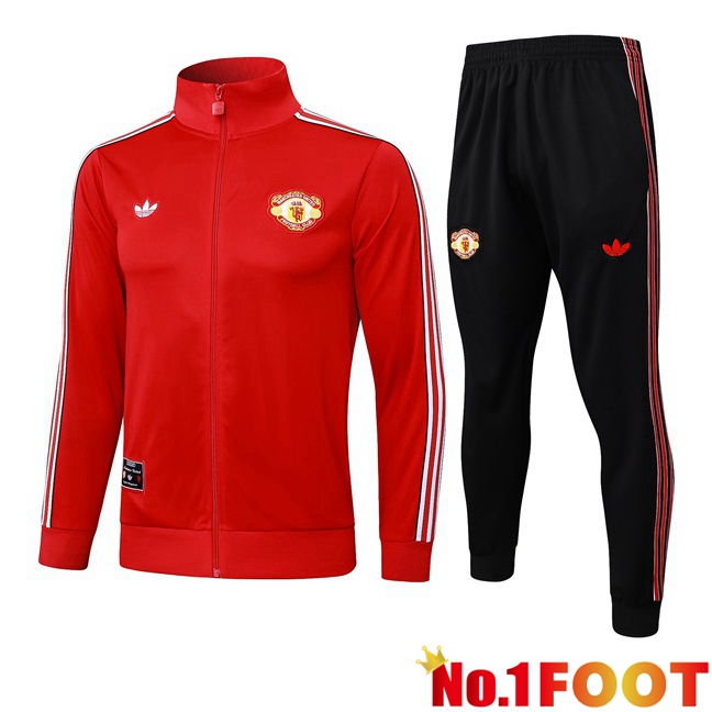 kit Training Tracksuit - Training Jacket Manchester United Red 2025/2026