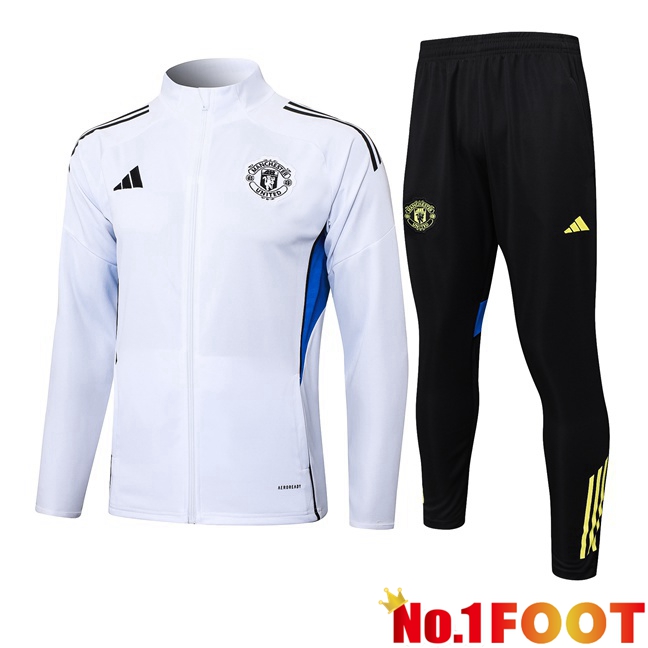 kit Training Tracksuit - Training Jacket Manchester United White 2025/2026