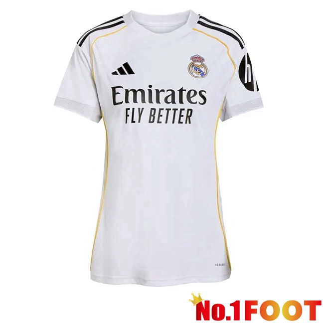 Soccer Jersey Real Madrid Women Home White 2025/2026