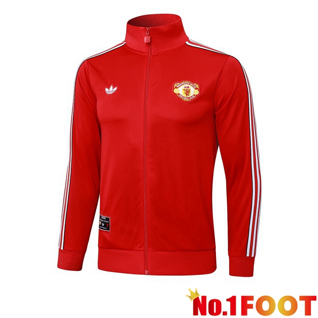 Training Jacket Manchester United Red 2025/2026