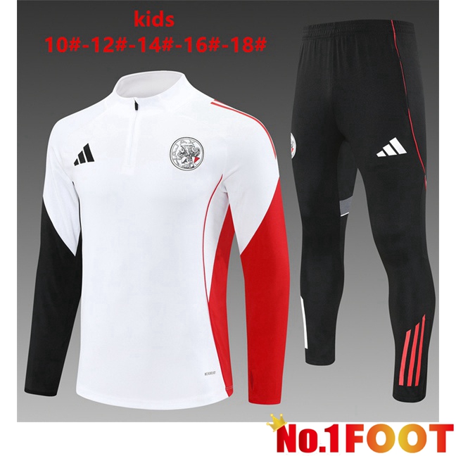 kit Training Tracksuit AFC Ajax Kids White 2025/2026