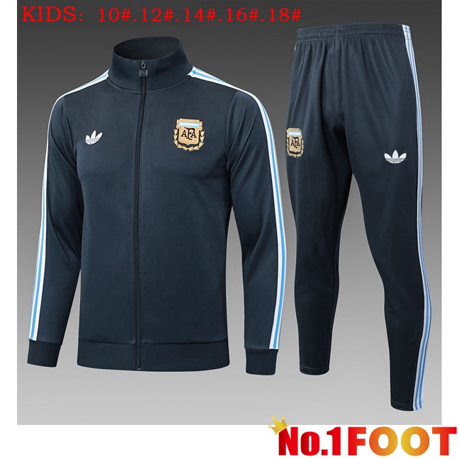 kit Training Tracksuit - Training Jacket Argentina Kids Grey 2025/2026