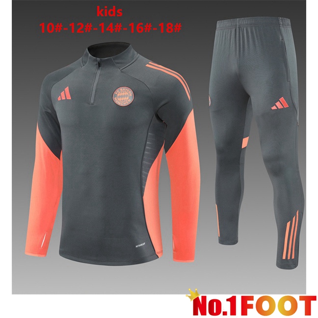 kit Training Tracksuit Bayern Munich Kids Grey 2025/2026