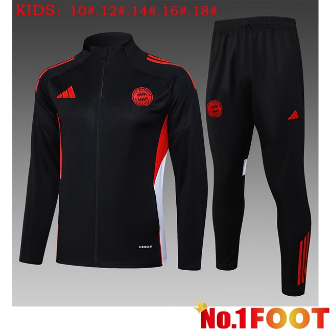 kit Training Tracksuit - Training Jacket Bayern Munich Kids Black 2025/2026