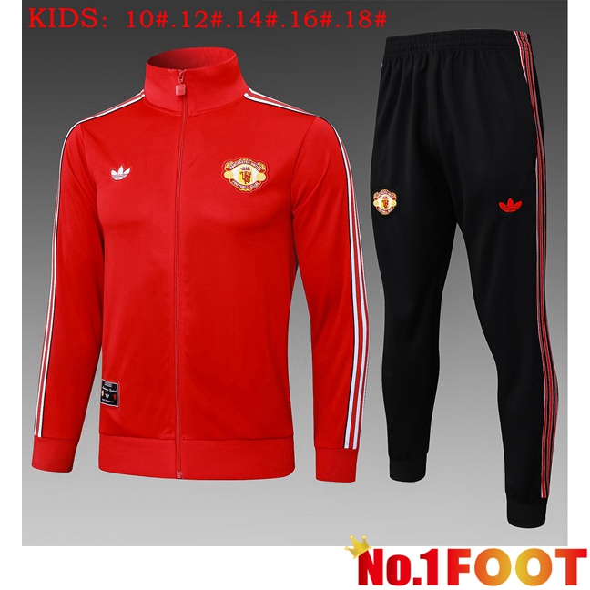 kit Training Tracksuit - Training Jacket Manchester United Kids Red 2025/2026