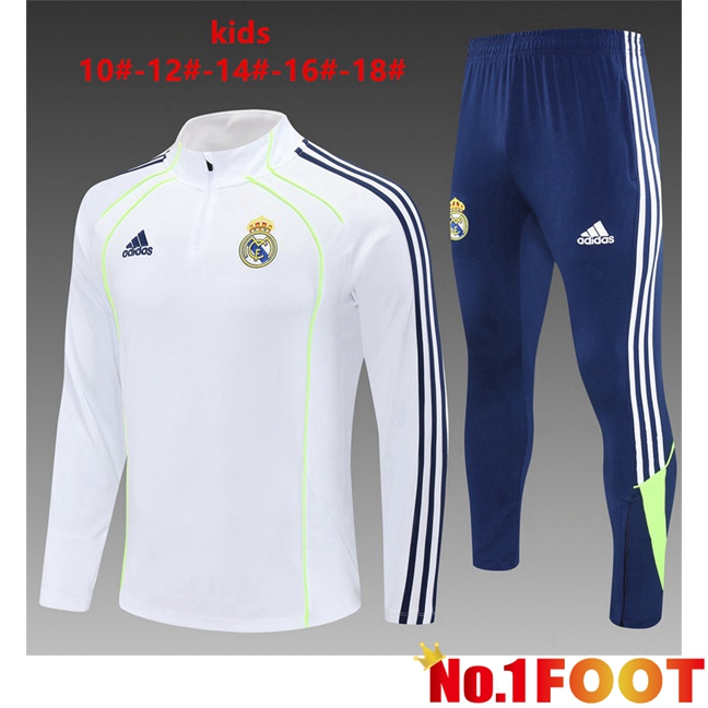 kit Training Tracksuit Real Madrid Kids White 2025/2026