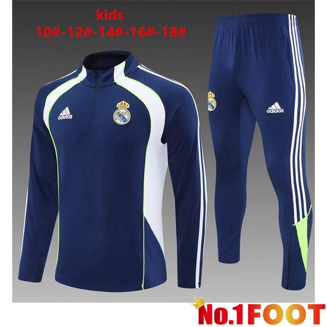 kit Training Tracksuit Real Madrid Kids Blue Royal 2025/2026