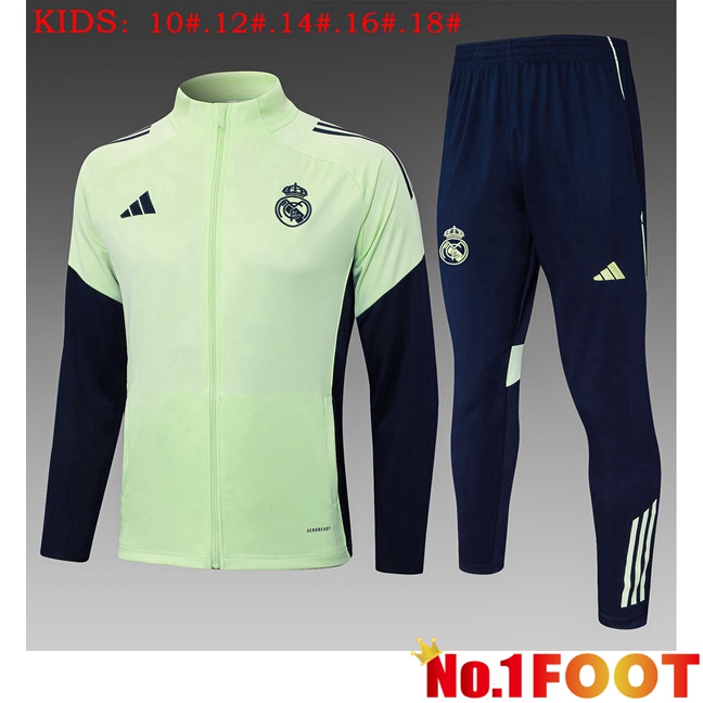 kit Training Tracksuit - Training Jacket Real Madrid Kids Green 2025/2026
