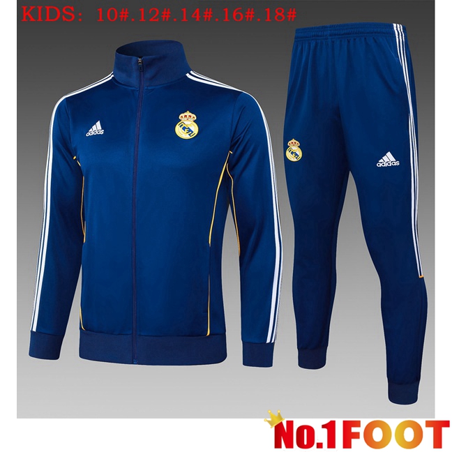 kit Training Tracksuit - Training Jacket Real Madrid Kids Blue Royal 2025/2026