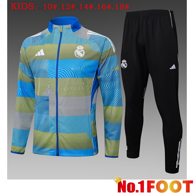 kit Training Tracksuit - Training Jacket Real Madrid Kids Blue 2025/2026