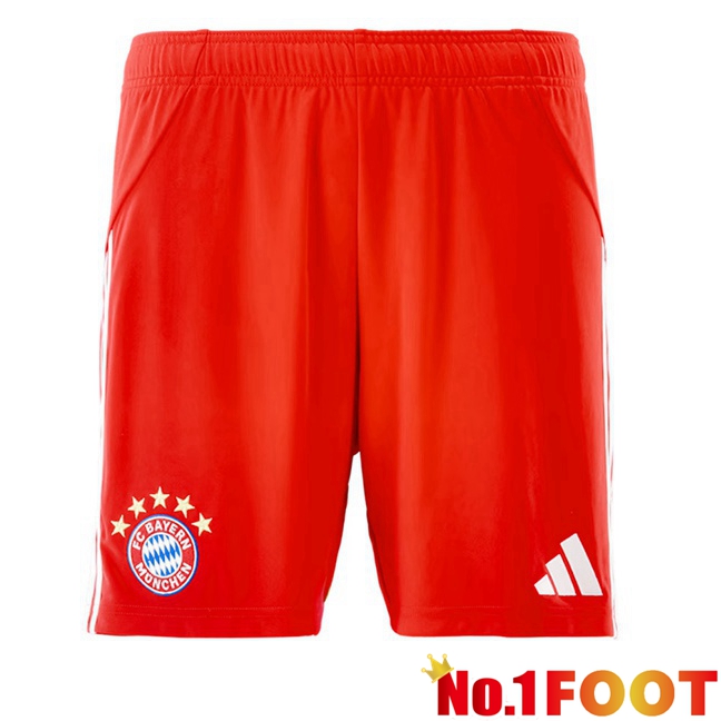 Soccer Shorts Bayern Munich Home Red 2025/2026