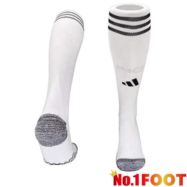 Soccer Socks Real Madrid Home White 2025/2026