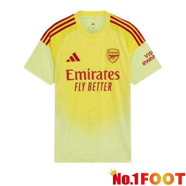 Soccer Jersey Arsenal Goalkeeper Yellow 2025/2026