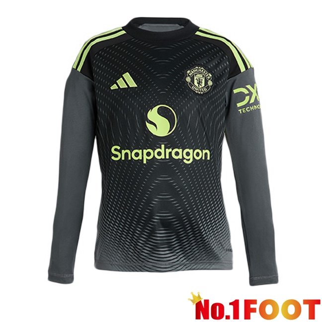 Soccer Jersey Manchester United Goalkeeper Long sleeve Black 2025/2026