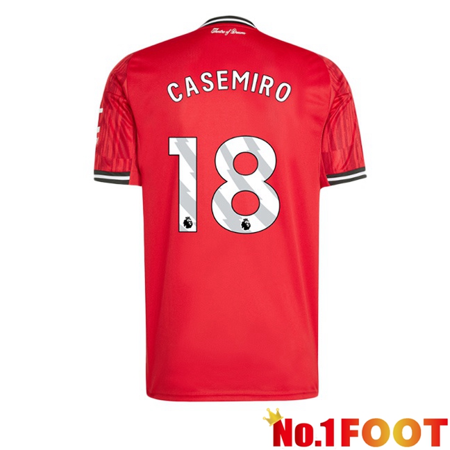 Soccer Jersey Manchester United (CASEMIRO 18) Home Red 2025/2026