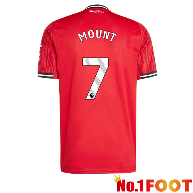 Soccer Jersey Manchester United (MOUNT 7) Home Red 2025/2026