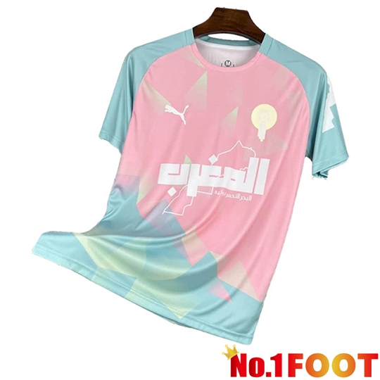 Soccer Jersey Morocco Special Edition Pink/Blue 2025/2026