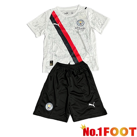 Soccer Jersey Manchester City Kids Away 2025/2026