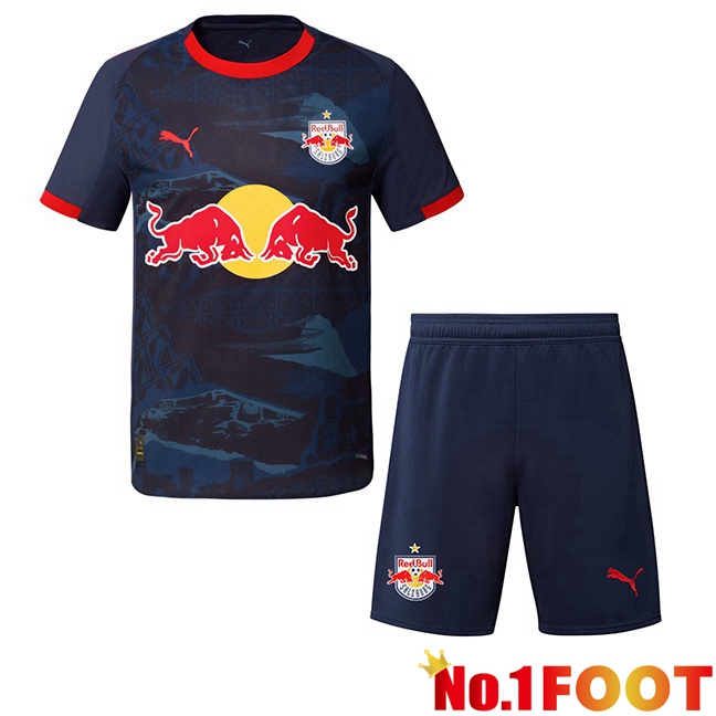 Soccer Jersey FC Red Bull Salzburg Kids Away Blue Royal 2025/2026