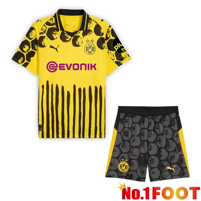 Soccer Jersey Dortmund BVB Club World Cup Kids Home Yellow Black 2025/2026