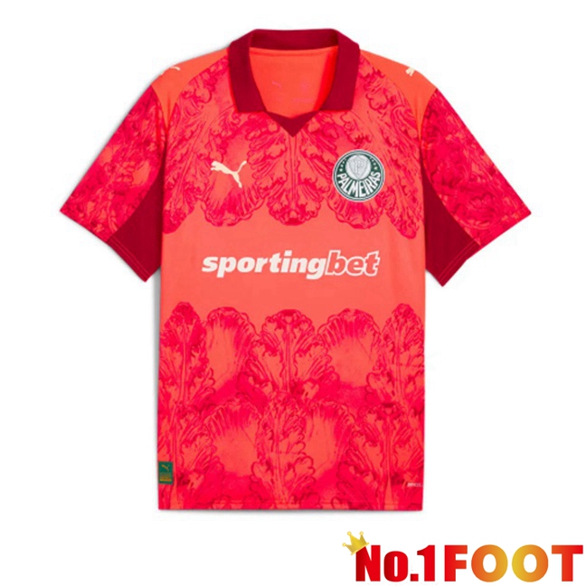 Soccer Jersey Palmeiras Club World Cup Goalkeeper Red 2025/2026