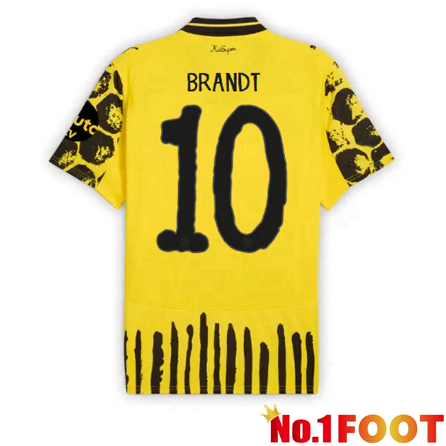 Soccer Jersey Dortmund BVB Club World Cup (Brandt 10) Home Yellow Black 2025/2026