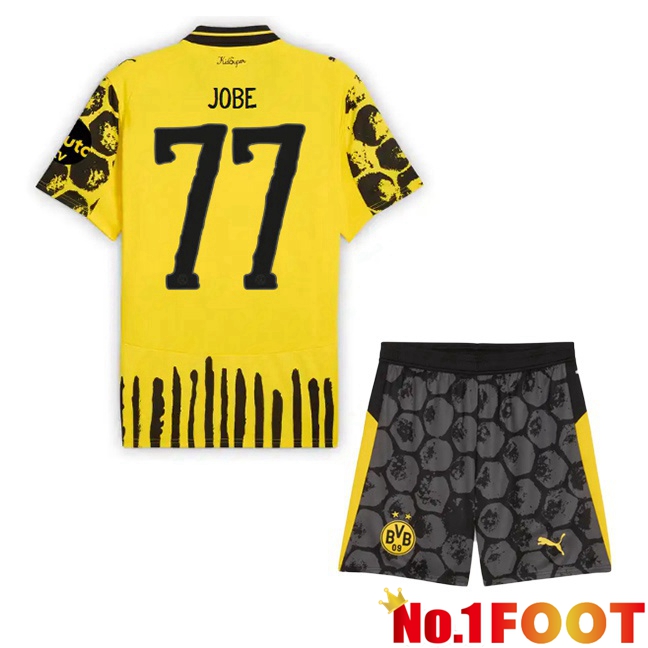 Soccer Jersey Dortmund BVB Club World Cup (Jobe 77) Kids Home Yellow Black 2025/2026